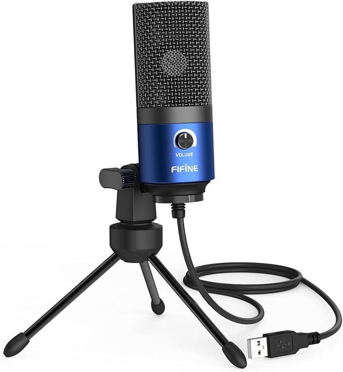 FIFINE USB Computer Microphone for Recording YouTube Video Voice Over Vocals by FIFINE
