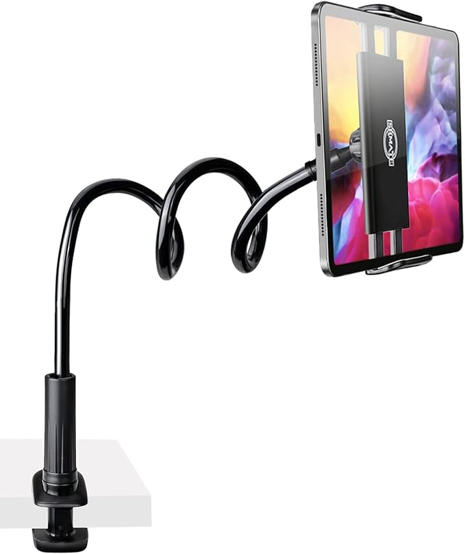 Gooseneck Tablet Phone Holder | Kindle Stand Holder by SRMATE