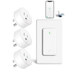 WiFi Smart Outlet Plug with Remote, Compatible with Alexa and Google Home via by greencycle