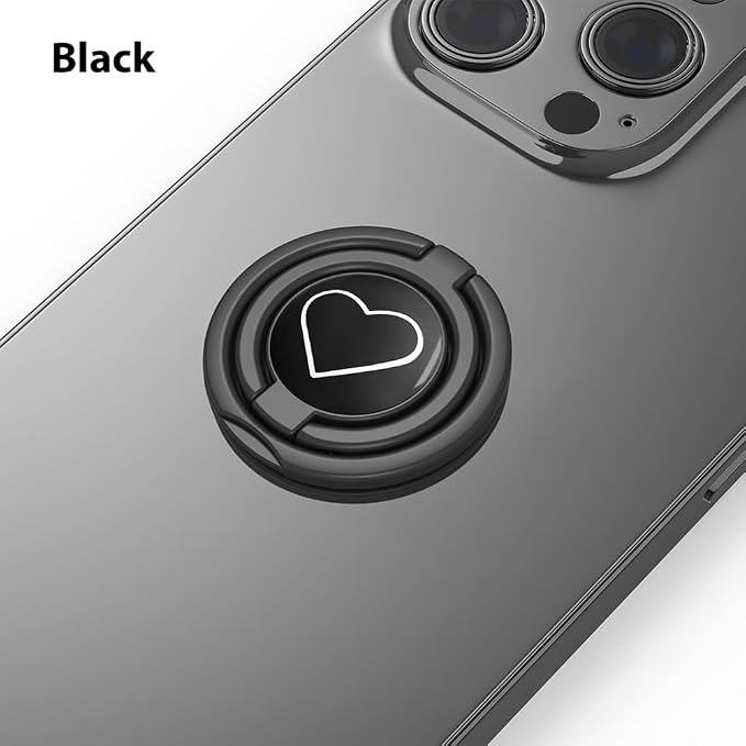 Phone Grip, Phone Ring Holder Finger Kickstand, Foldable & Adjustable Double - Image 2