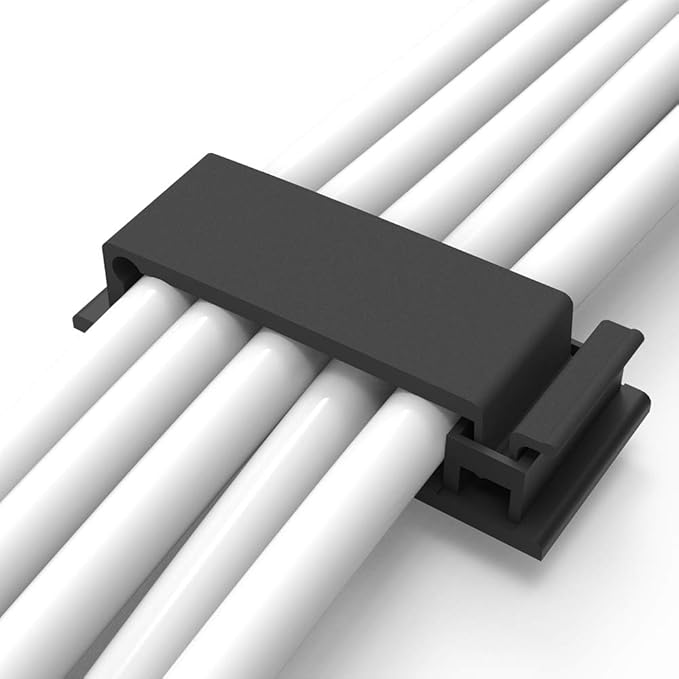 Cable Clips with Strong Self-Adhesive, XIAOXI Multipurpose Wire Clamps by ProfessionalCableManager