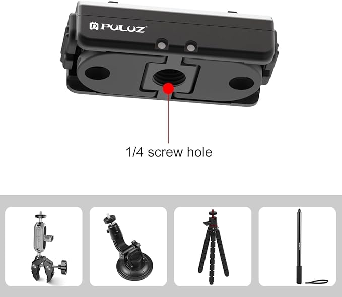 PULUZ Quick Release Mount for Insta360 Ace/Ace Pro / X4, Magnetic Camera Quick - Image 3