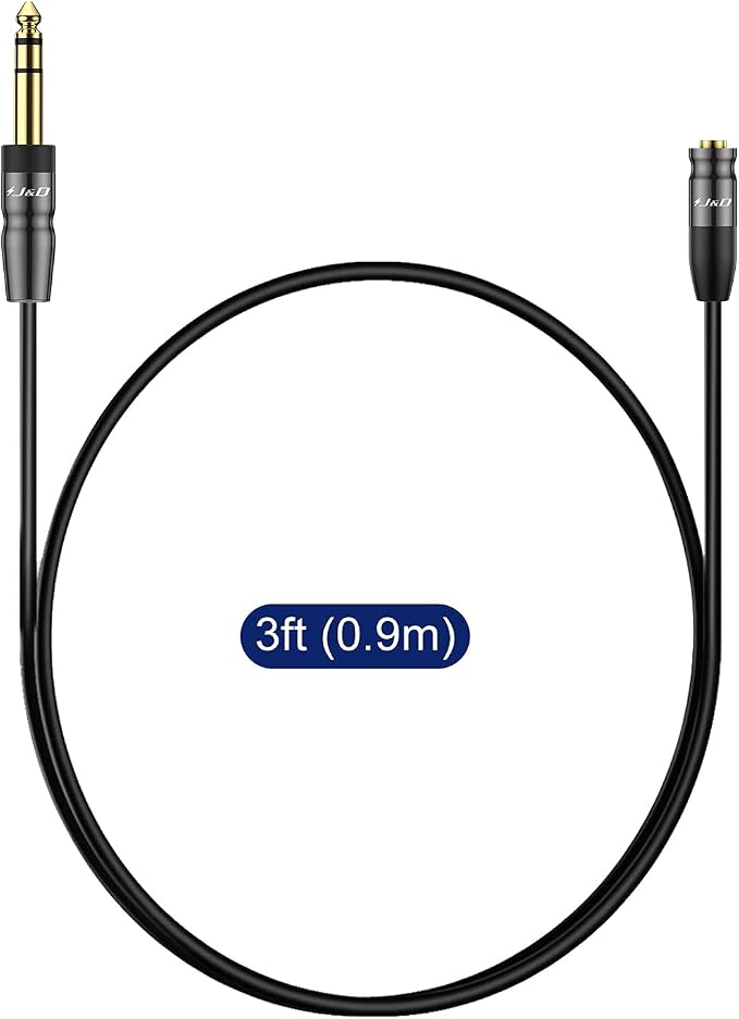 J&D 1/4 inch to 3.5mm Headphone Adapter, Heavy Duty Copper Shell Connecter - Image 7