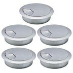 5 Pcs Desk Grommet 2-3/8" / 60 mm, Desk Cord Hole Cover, Cable Grommet ABS by EASYEAH