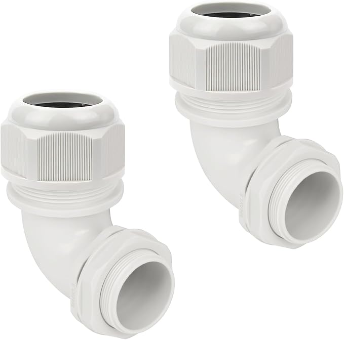 LeMotech M40 Cable Gland, 90 Degree Adjustable 26-33mm Cable Range Strain Relief by LeMotech