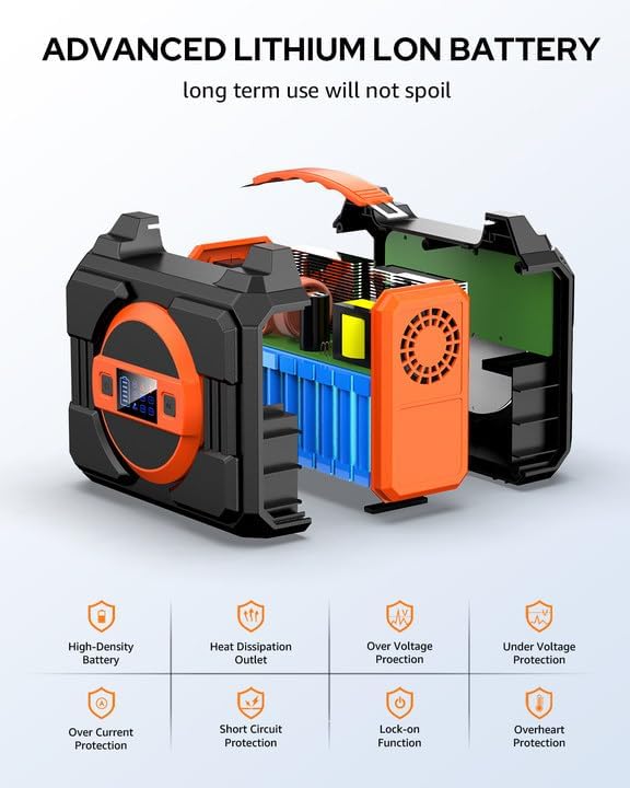Solar Powered Generator 300W Rated, Portable Solar Generator Power Station - Image 7