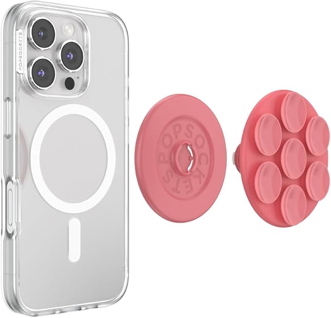 PopSockets Suck-Up™ Suction Grip & Stand, 3-in-1 MagSafe Phone Mount - Image 4