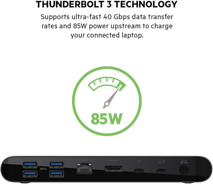 Belkin Thunderbolt 3 Dock Pro w/ Thunderbolt 3 Cable - Image 7