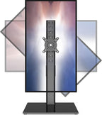 Single Monitor Stand Freestanding 27-43 Inch Monitor Arm Curved Screen Monitor by HEMUDU