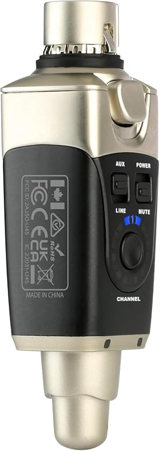 Xvive U45 Wireless in Ear Monitor System Transmitter, 5.8ghz IEM System - Image 4