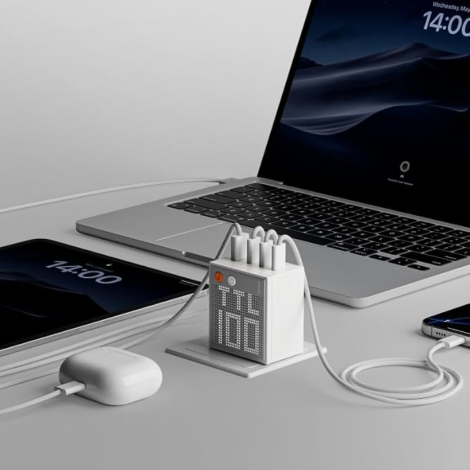 Pixel 100 USB C Charger 100W Laptop GaN Charger 4-Port Fast Charging - Image 5