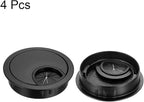 uxcell Cable Hole Cover, 2.1Inch/53.5mm Zinc Alloy Desk Wire Cord Cable - Image 4