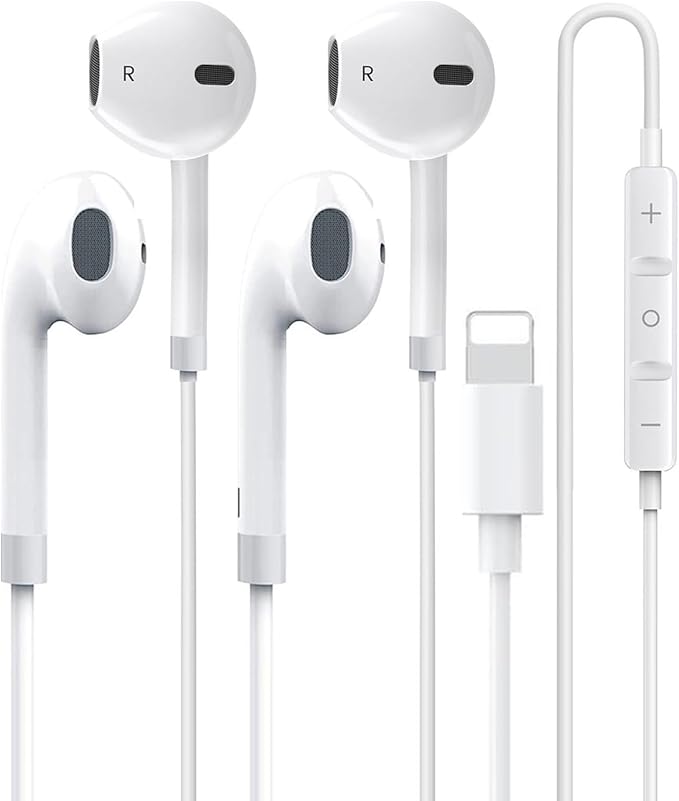 2-Pack MFi Certified Wired Earbuds by galawelly