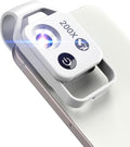 Phone Microscope with CPL Lens/LED Light, 200X Pocket Microscope with Universal by MIAOLAB