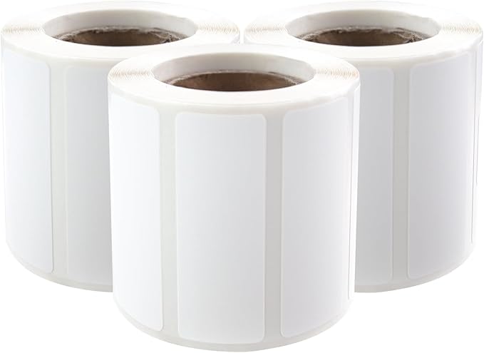 PUQU 20x10mm Direct Thermal Sticker Labels, Self-Adhesive All-Purpose Label by PUQU