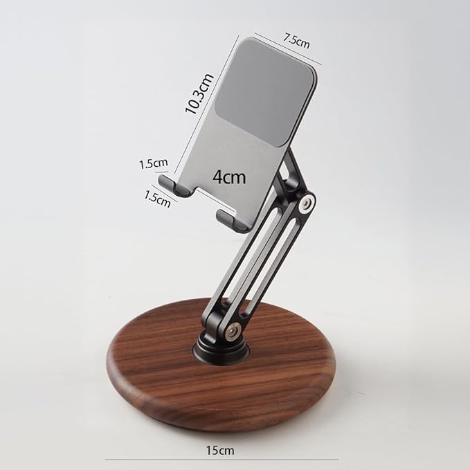 iPhone Stand for Desk, Phone Stand Adjustable Foldable, Cell Phone Holder 360 ° - Image 5