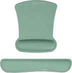 MOSISO Wrist Rest Support for Mouse Pad & Keyboard Set, Ergonomic Mousepad by MOSISO