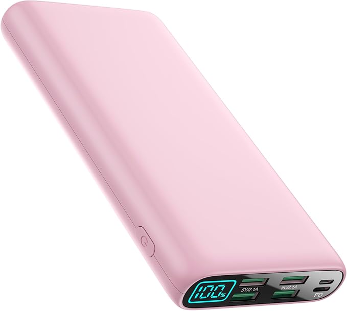 Portable Charger 38800mAh, LCD Display Power Bank, 5 USB Outputs Battery Pack by RGVOTA