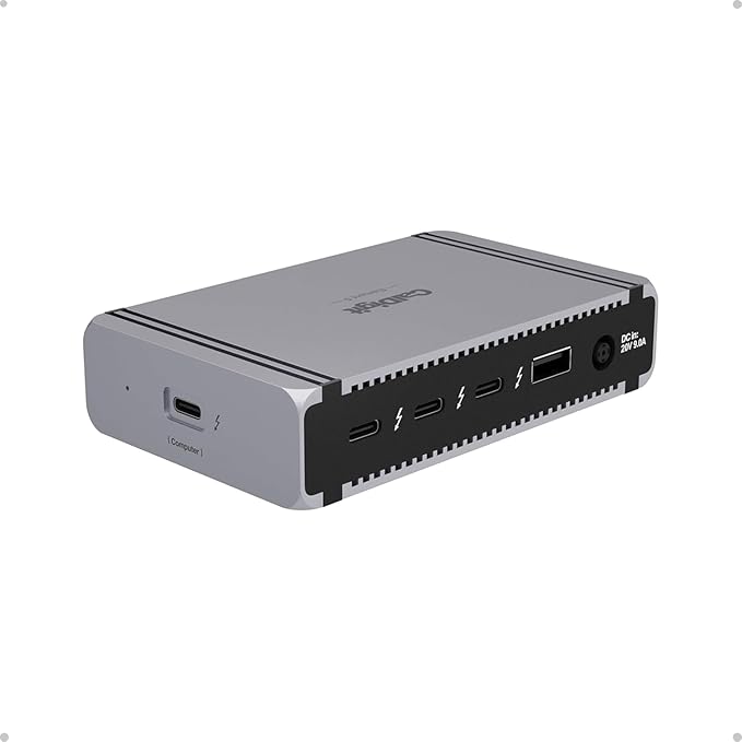 CalDigit E5 - Thunderbolt 5 Element 5 Hub - 9-Port, 4xThunderbolt 5/USB4 v2 - Image 2