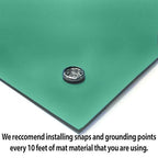 RubberStat Dual Layer ESD Compliant Workstation Rubber Table Mat Kit, Cell - Image 2
