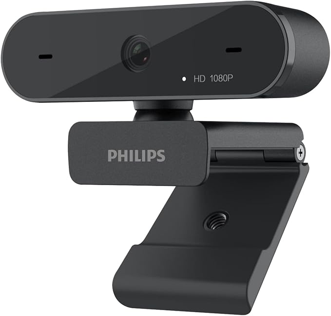 PHILIPS HD 1080P Webcam Camera for PC, SPL6208 Web Camera for Laptop, Dual by Philips