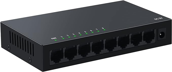 SODOLA 8 Port Gigabit Ethernet Switch|Desktop/Wall-Mount|Plug & Play| Fanless by SODOLAPoENETWORKS