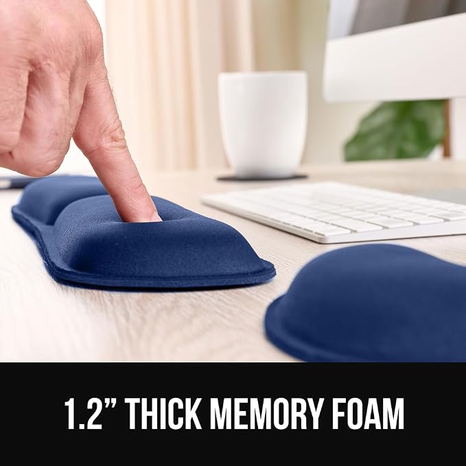 GORILLA GRIP Silky Gel Memory Foam Keyboard Wrist Rest - Image 3