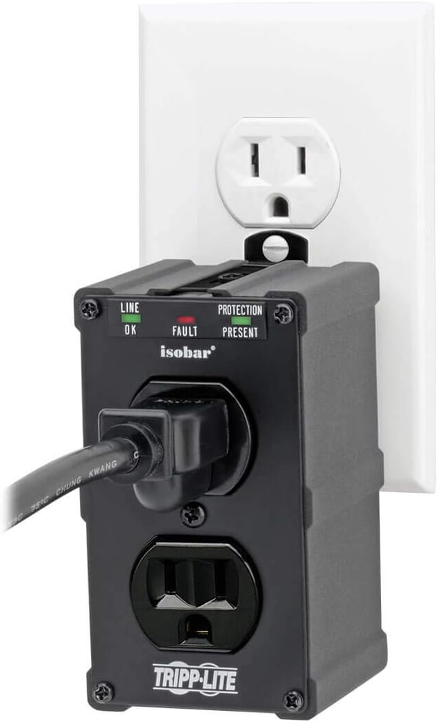 Tripp Lite Isobar ULTRABLOK Heavy Duty Outlet Extender, Wall Power Strip Surge - Image 5