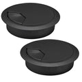 5 Pcs Desk Grommet 3-1/8" / 80 mm, Desk Cord Hole Cover, Cable Grommet ABS by EASYEAH