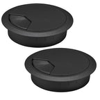 2 Pcs Desk Grommet 2-3/8" / 60 mm, Desk Cord Hole Cover, Cable Grommet ABS by EASYEAH