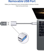JSAUX USB C to USB Adapter, USB Type C Male to USB 3.0 Female OTG Cable - Image 4