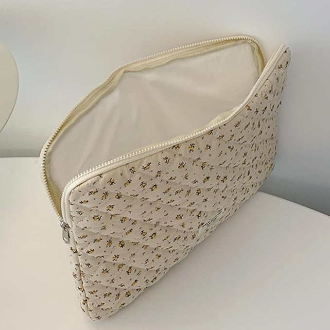Puffy Laptop Sleeve 13-15.6 Inch Cute Quilted Laptop Protective Case Padded - Image 6