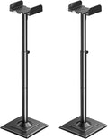 ELIVED Universal Speaker Stands Pair Height Adjustable Max 43.3", Surround by ELIVED