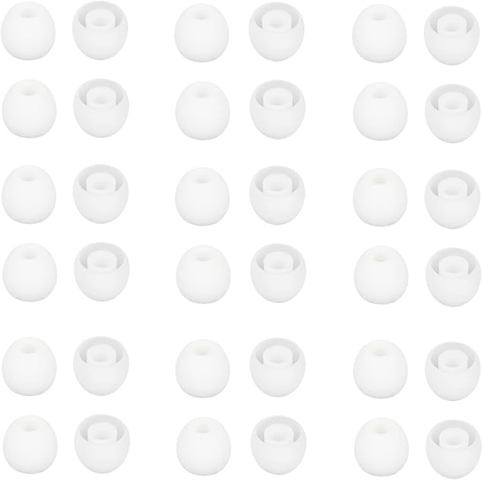 36 Pieces Small Earbud Tips Soft and Comfortable Silicone Earbud Tips Ear Bud by CYADCI