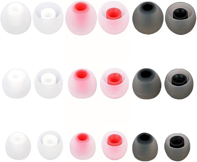 Earbud Tips Ear Bud Tips Soft Anti Slip Washable and Reusable Silicone - Image 7