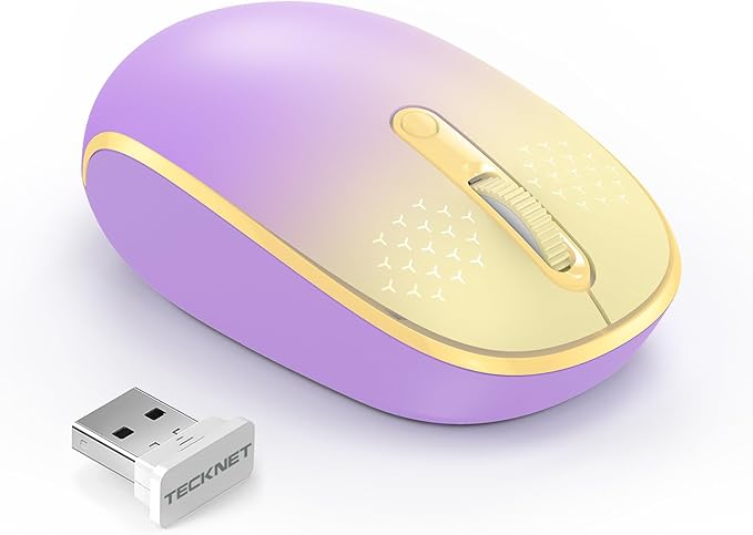 TECKNET Wireless Mouse, 2.4G Quiet Computer Mouse by Tecknet