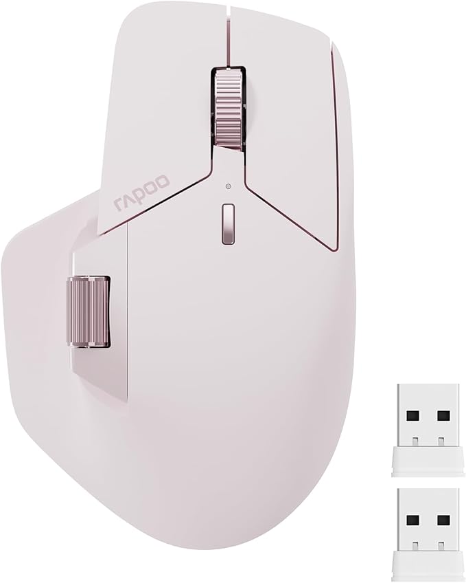 Rapoo MT760 Multi-Device Wireless Mouse, 11 Programmable Buttons, 4K DPI by RAPOO