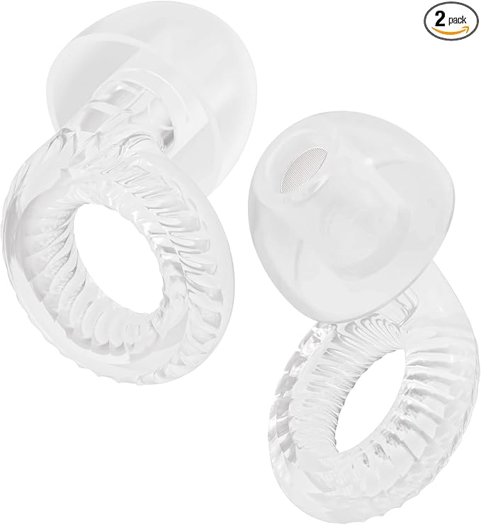 Reusable Ear Plugs, Low-/Mid-Level Noise Reduction Earplugs by Yawsoy