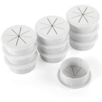 HYCC 10 Pack 2-3/8 Inch Flexible Desk Grommet, Organize Wires and Cables on by HYCC