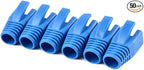 50 Pcs Cat7 Cat7A Cat8 Strain Relief Boot, RJ45 Plug Connector Cover Modular by VIVOCH