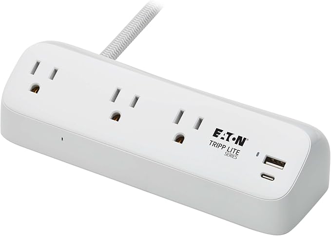 Eaton Tripp Lite Series Desk Clamp Power Strip Surge Protector, USB-A & USB-C - Image 12