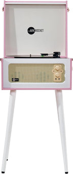 Arkrocket Discovery II 3-Speed Bluetooth Record Player Retro Console Turntable - Image 2