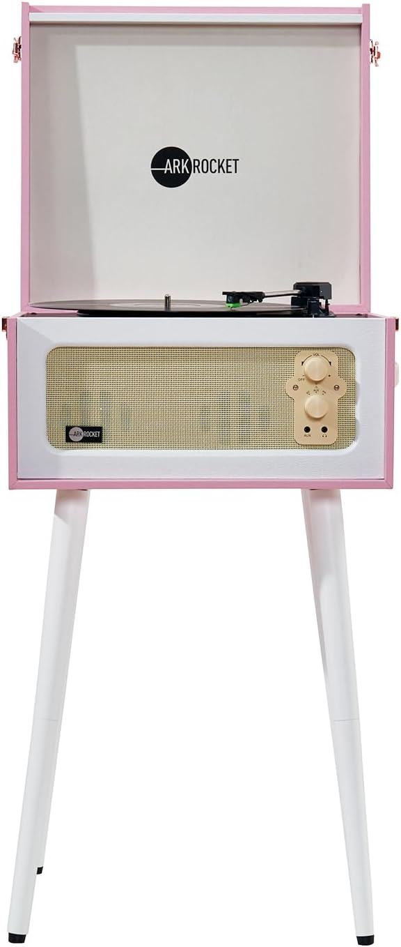 Arkrocket Discovery II 3-Speed Bluetooth Record Player Retro Console Turntable - Image 2