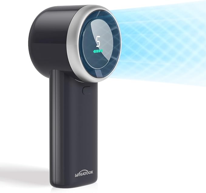 WHATOOK Portable Mini Fan: High Speed Cooling Fan, 10 Hours Battery Life by FashionCaring-MakeitYours