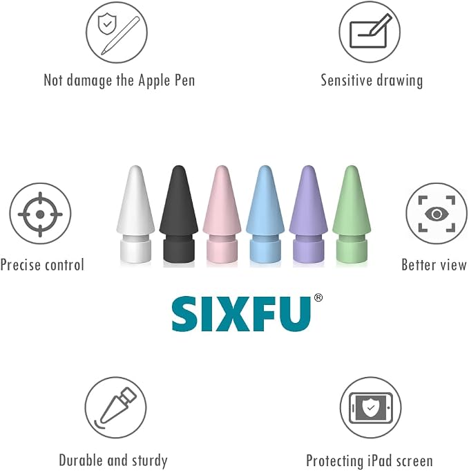 12 PCS Tips for Apple Pencil tip, Apple Pen Tips Compatible - Image 4