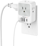 Surge Protector Wall Outlet Extender, TESSAN Multi Plug Outlet Splitter by TESSAN