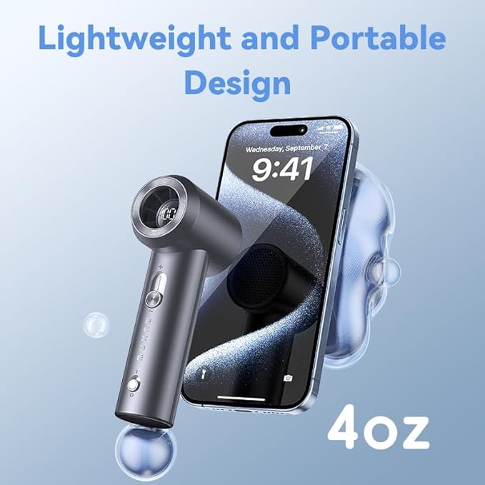 Portable Fan For Travel Mini: Small Pocket Handheld Personal Rechargeable - Image 3