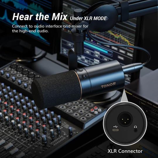 TONOR Dynamic Microphone, XLR/USB Microphone - Image 5