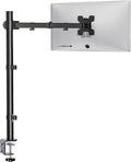 WALI Monitor Arm Mount for Desk, Single Extra Tall Computer Desk Mount by WALI
