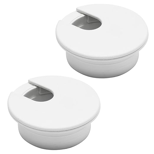 Desk Grommet 1-3/8", Desk Cord Hole Cover, Cable Grommet ABS Plastic, Desk Hole by BOPOREAE